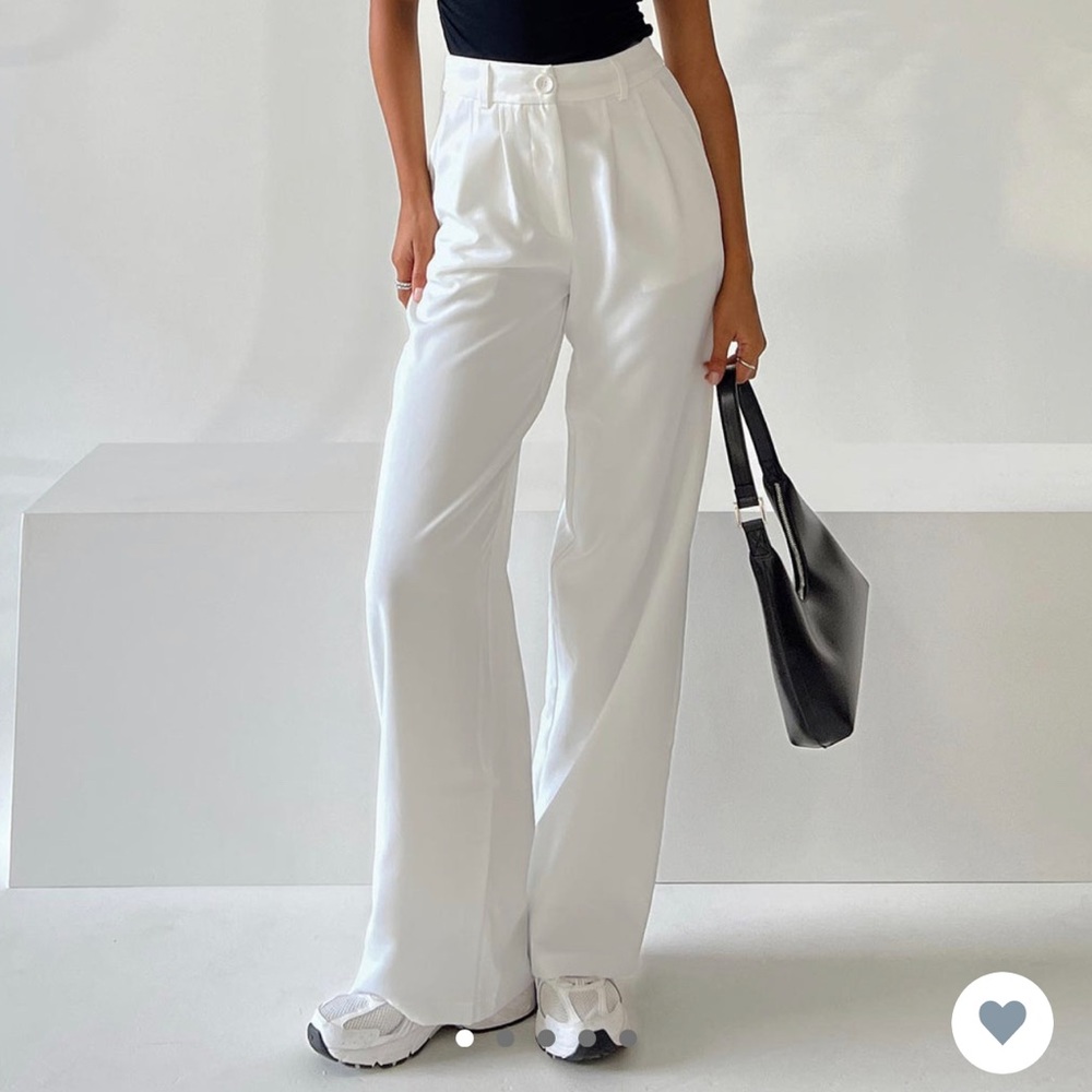 Princess Polly Archer Pants White US 6